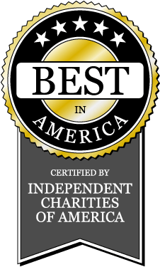 Best in America seal – Certified by Independent Charities of America for meeting the highest standards.