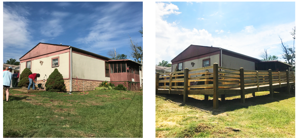Before and After ramp