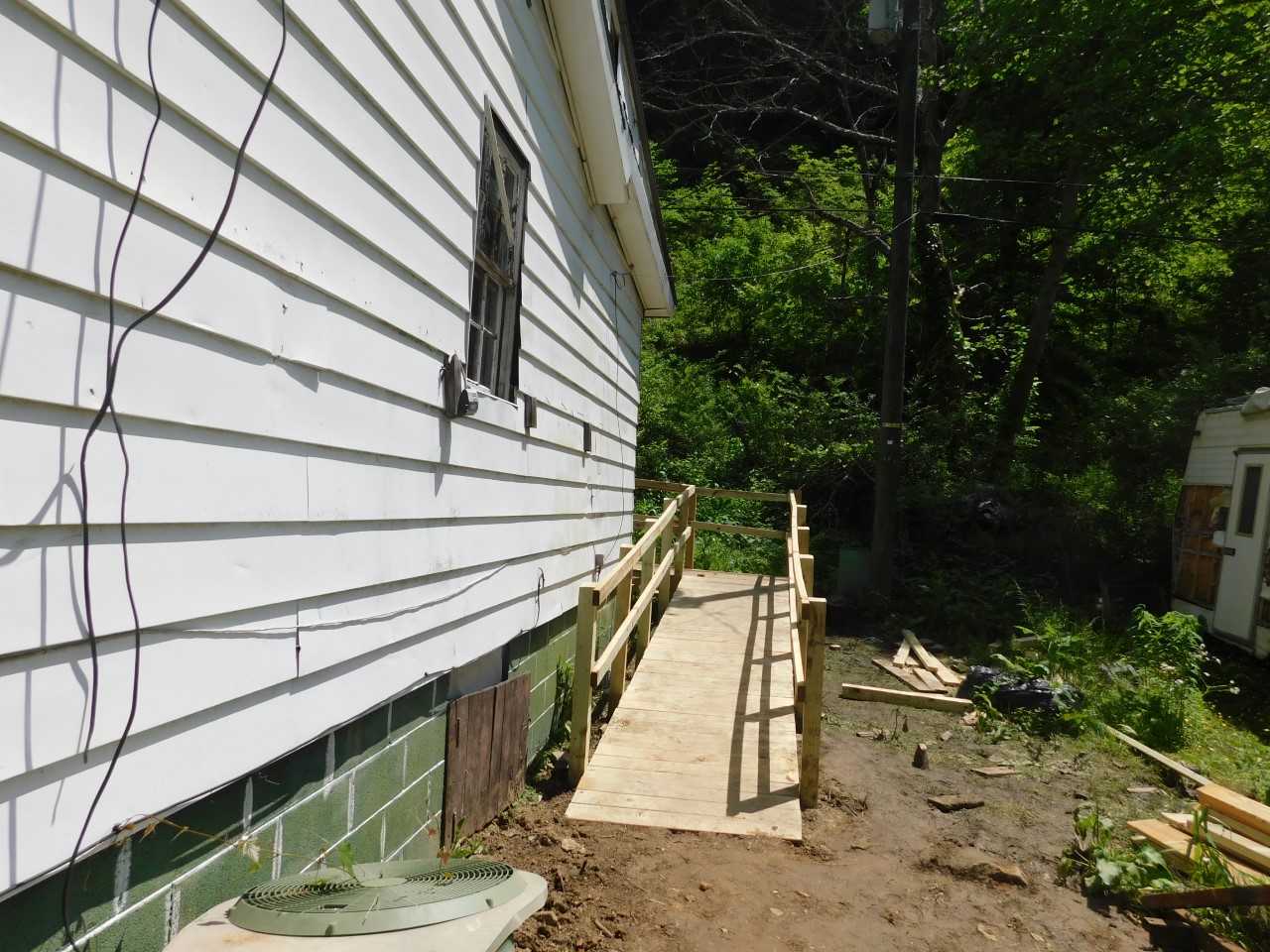 A New handicap ramp in West Virginia