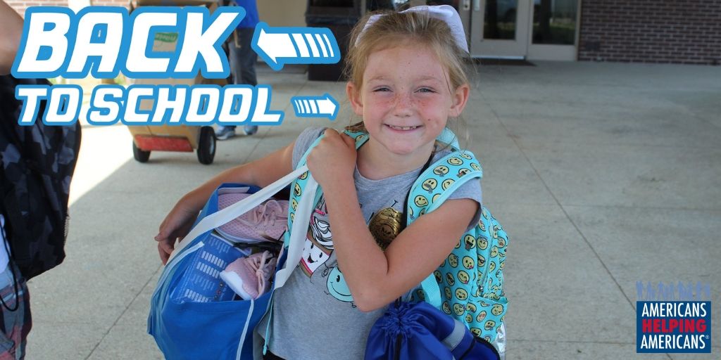 Little girl gets ready to go back to school in Appalachia