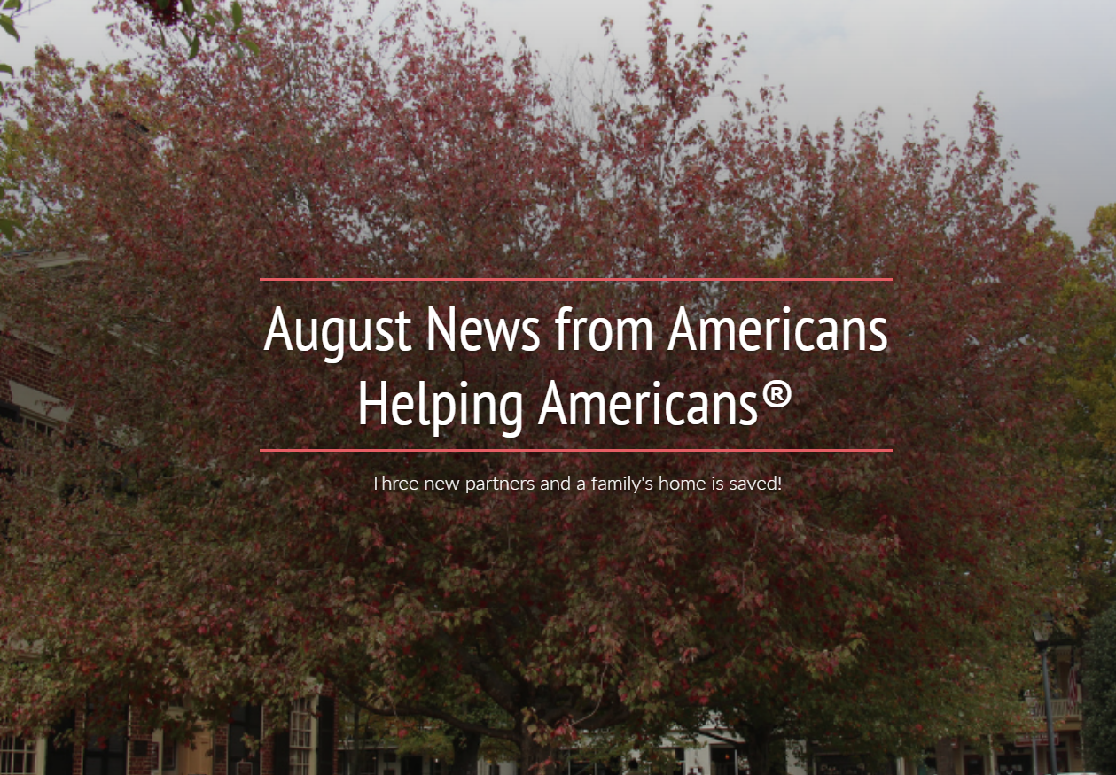 August Newsletter - Three New Partners