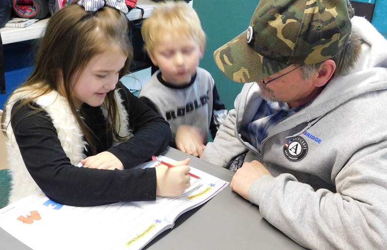Students in afterschool program in West Virginia
