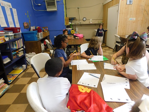 Children in afterschool program in West Virginia