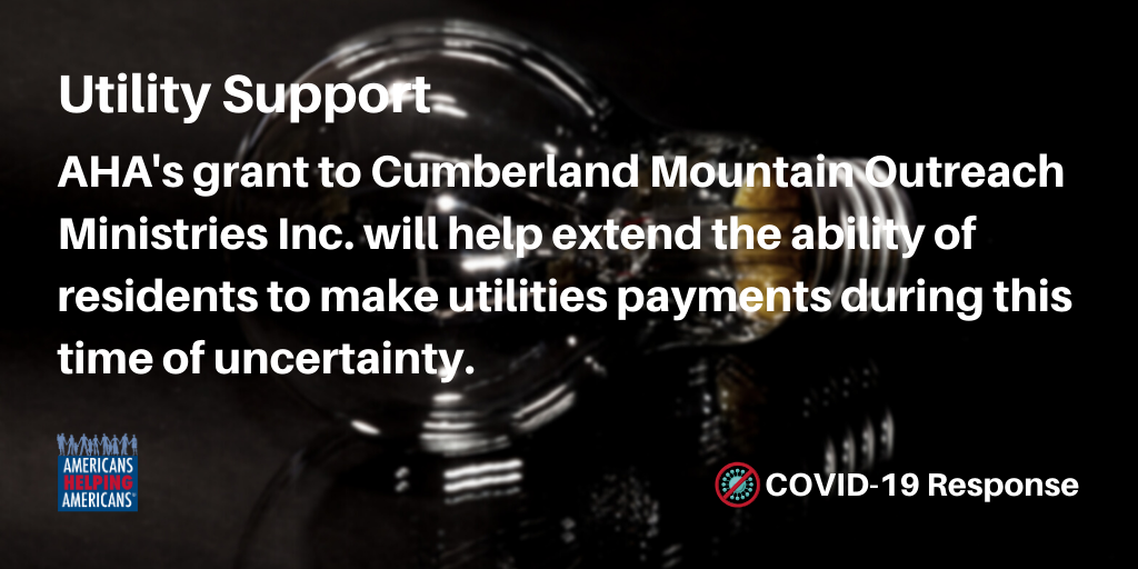 Grant from AHA helps Appalachian families pay utility bills during COVID-19 crisis