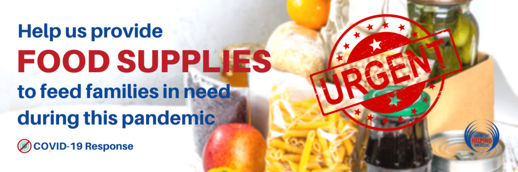 Urgent COVID-19 food supplies appeal to feed Appalachian families in need by Americans Helping Americans.