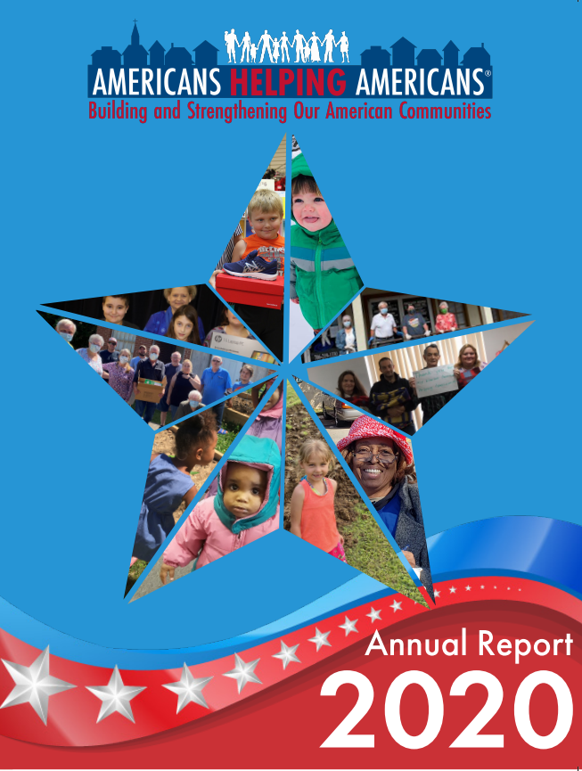 Cover of Americans Helping Americans® 2020 Annual Report.