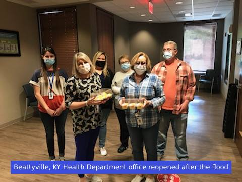 Beattyville, KY Health Department office reopened after the flood (3)