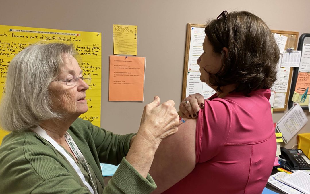 Gas cards for vaccinations