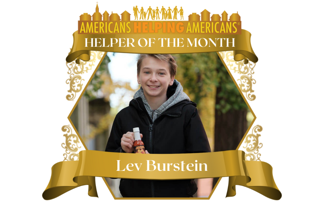 Congratulations to Lev Burstein – Our Helper of the Month for March!