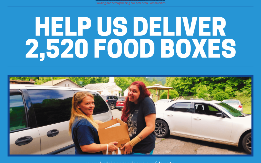 Over 2,500 boxes on their way to families this month.