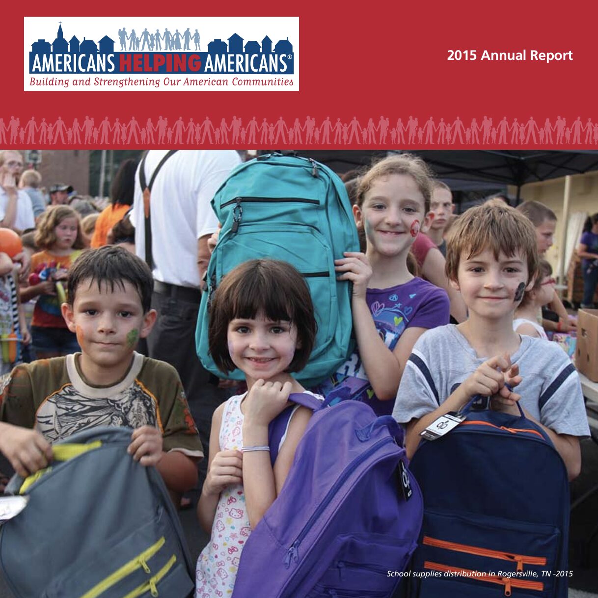 Cover of Americans Helping Americans® 2015 Annual Report.